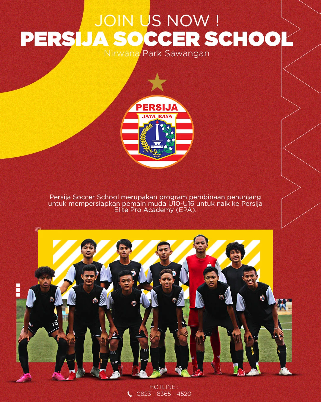 PERSIJA DEVELOPMENT LUNCURKAN PROGRAM PERSIJA SOCCER SCHOOL
