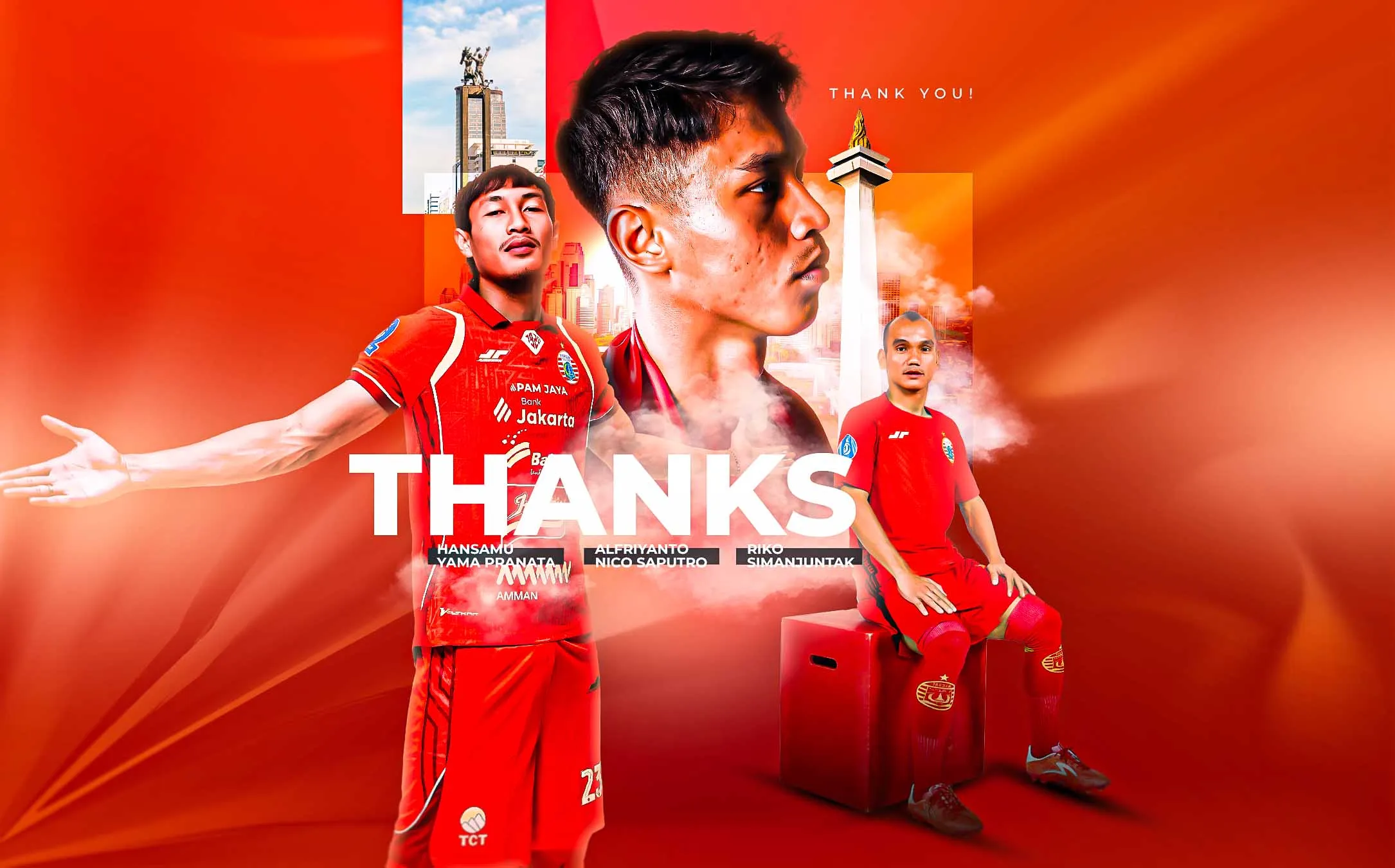 PERSIJA LEPAS TIGA PEMAIN, AKHIRI PERJALANAN BERSAMA RIKO, NICO, DAN HANSAMU