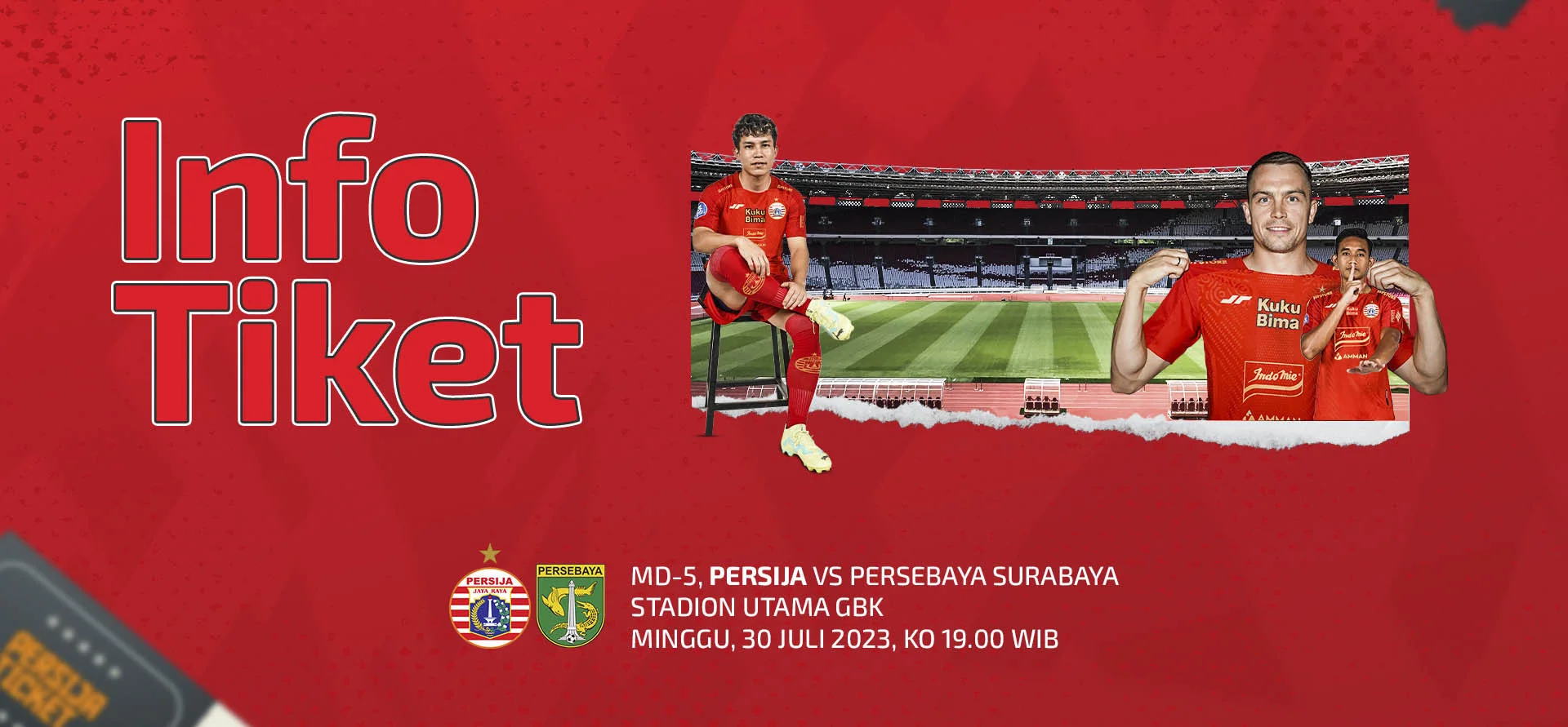 LINK PEMBELIAN TIKET PERSIJA VS PERSEBAYA, SUPORTER TIM TAMU DILARANG HADIR